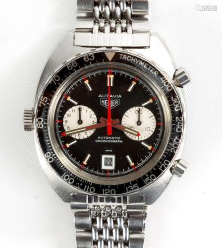 Tag Heuer Autavia 1163 Viceroy Stainless Steel Wristwatch