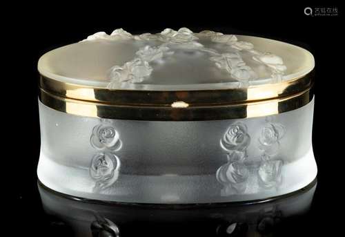 Lalique Coppelia Crystal Dresser Box