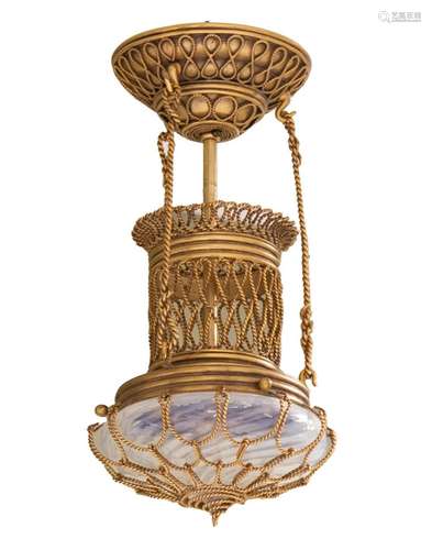 Tiffany Studios Twisted Wire Fixture