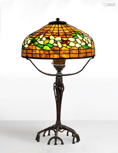 Attributed to Tiffany Studios, New York Dogwood Lamp