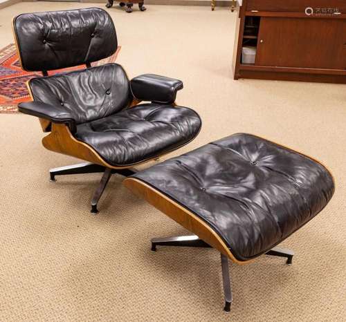 Charles & Ray Eames Lounge Chair with Ottoman