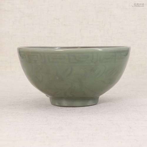 A Chinese celadon bowl,