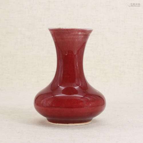 A Chinese sang-de-boeuf vase,