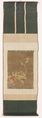 A Chinese hanging scroll,