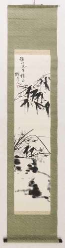 A Chinese hanging scroll,