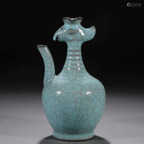 A Chinese Ru-ware Ewer