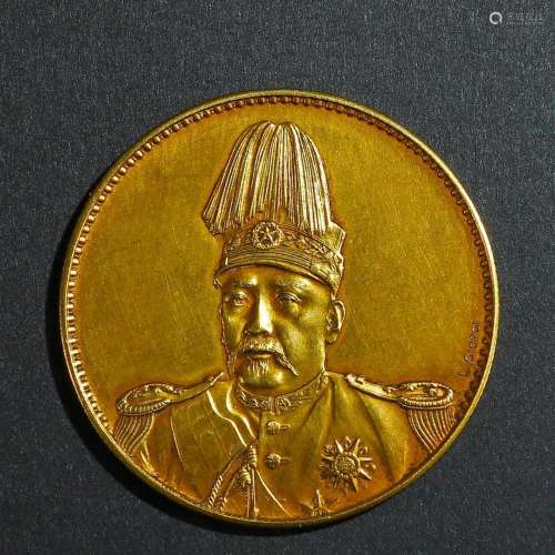 A Chinese Pure Gold Coin