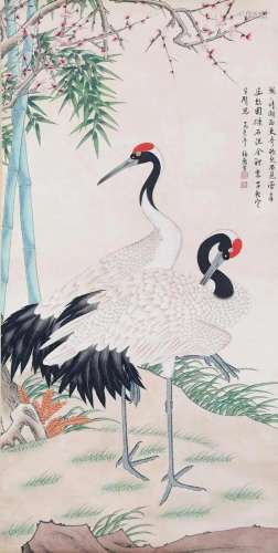 A Chinese Scroll Painting by Mei Lanfang