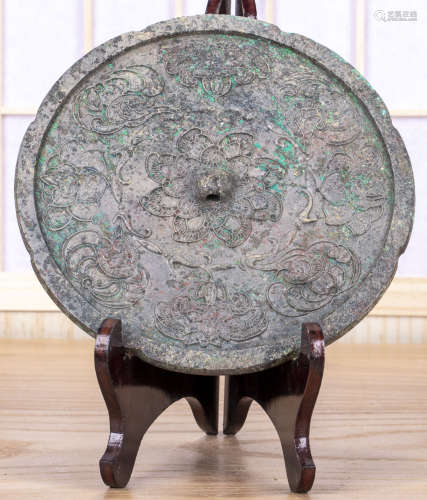 中國古代 花卉 銅鏡