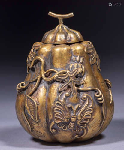 中國古代 南瓜 罐