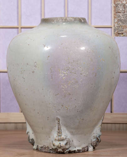 中國古代 鈞窯 瑞獸罐