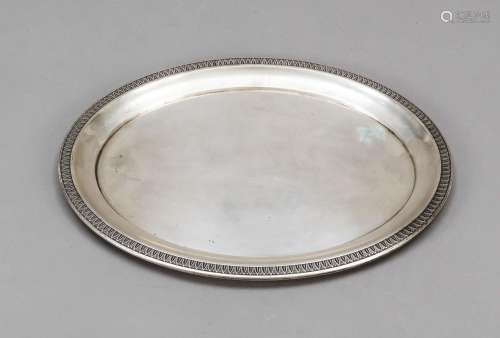 Oval tray, German, 20th century, jew
