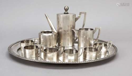 Nine-piece Art Deco mocha set, Austr
