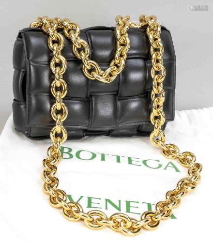 Bottega Veneta, Black Padded Chain C