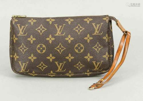 Louis Vuitton, vintage clutch, rubbe