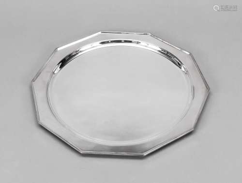 Octagonal place plate, German, end o