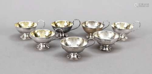 Seven brandy bowls/cups, Sweden, 2nd