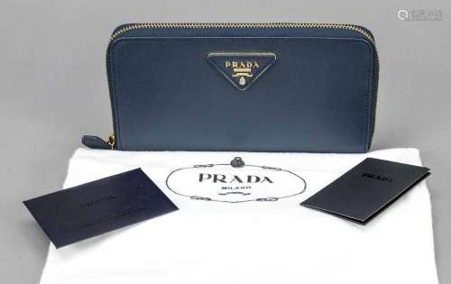Prada, large Saffiano Leather wallet