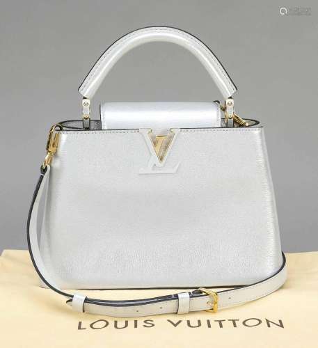 Louis Vuitton, Capucines BB, silver-