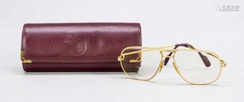Cartier, reading glasses, narrow gol