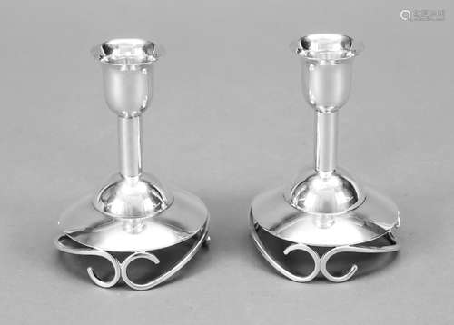 Pair of candlesticks, USA, 2nd half