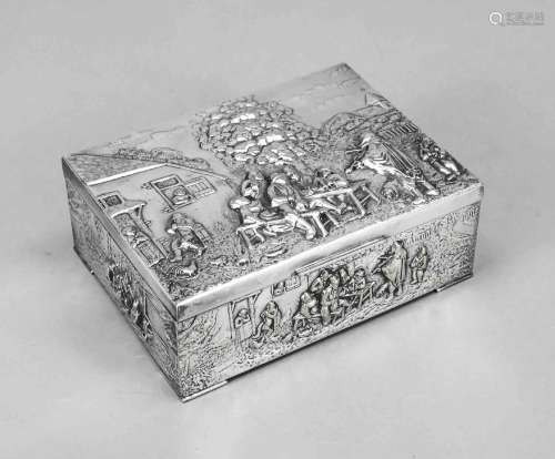 Rectangular cigar box, 20th century,