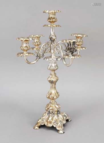 Large five-flame candelabra, 20th ce