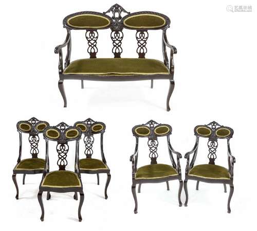 Seating group ensemble 19th century,