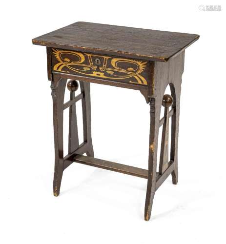 Art Nouveau handwork/sewing table c.