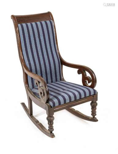 Biedermeier rocking chair c. 1830, s