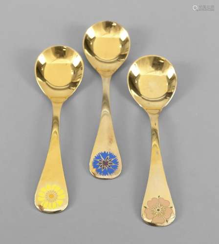 Three annual spoons, Denmark, 2nd ha
