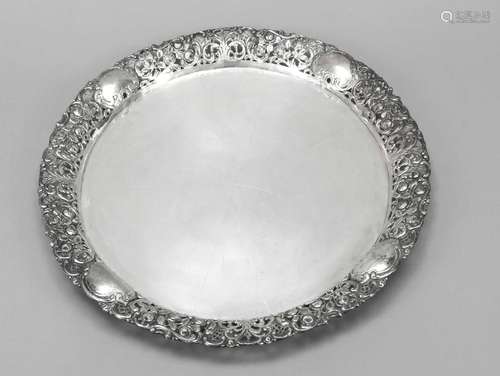 Round tray, German, 20th century, si