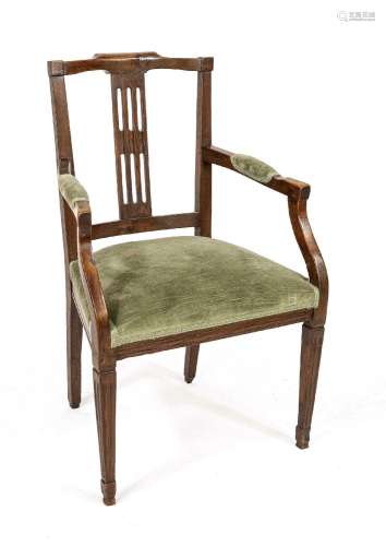Empire armchair around 1800, solid e