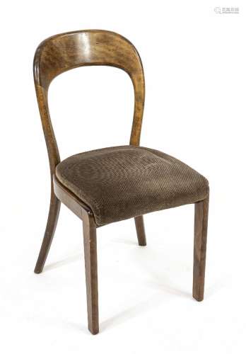 Chair, 20th century, walnut stained