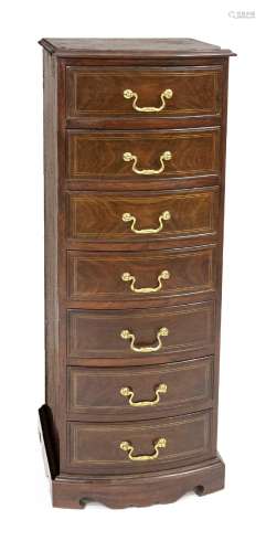 English pillar chest of drawers, 20t