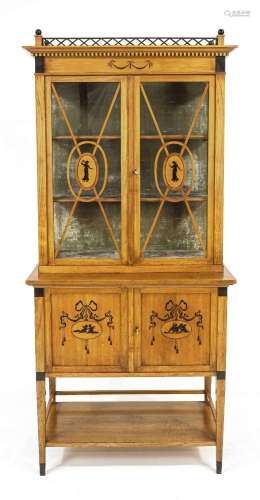 Decorative ornamental cabinet circa