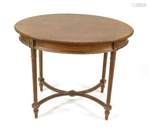 Oval side table around 1900, classic