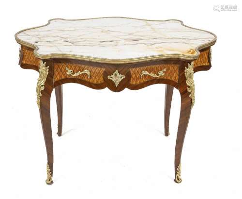 Decorative oval table, France mid-20