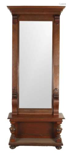 Dressing mirror with console, Wilhel