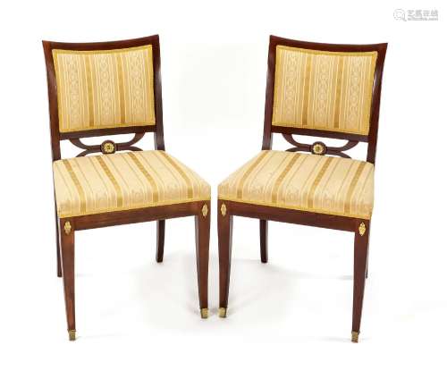 Pair of chairs in Biedermeier style