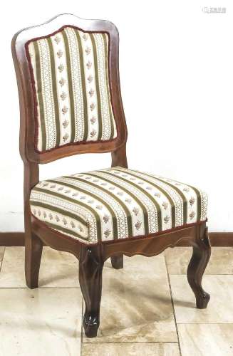 English chair circa 1840, solid maho