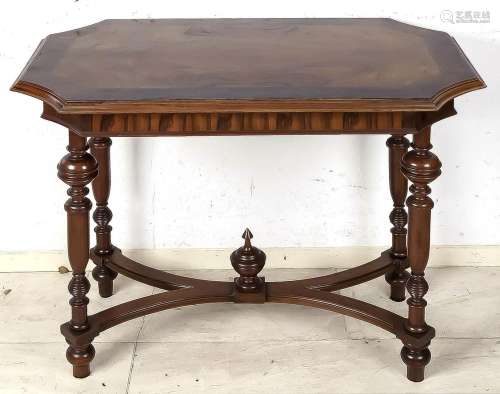 Historicism table around 1870, solid