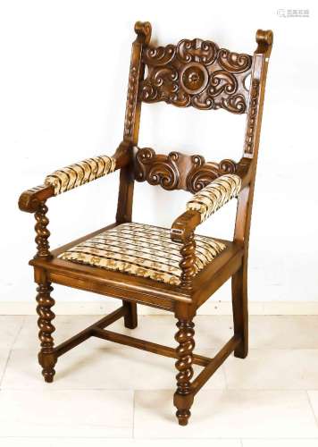 Neo-Renaissance armchair circa 1880,