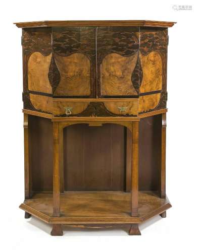 Art-Nouveau ornamental cabinet, Fran
