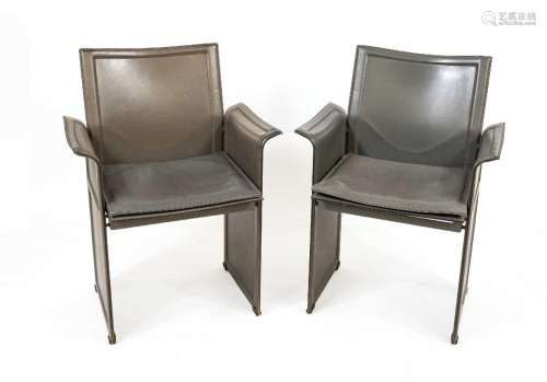 Pair of designer chairs, Matteo Gras
