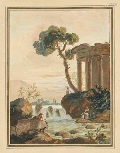 Unknown painter c. 1800, two