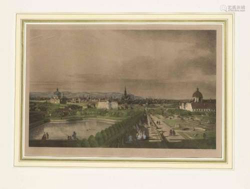 View of Vienna after Canalett