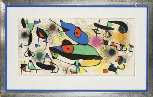 Joan Miro (1893-1983), colour