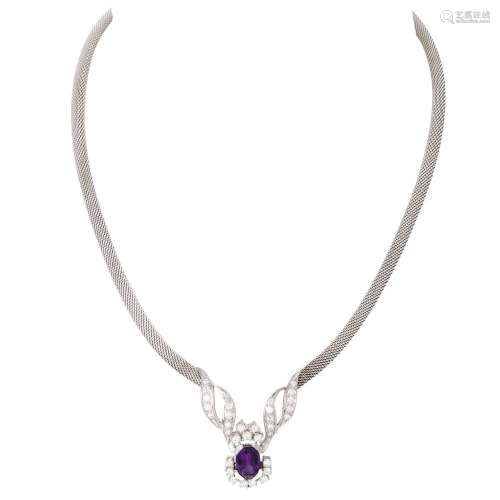 Collier mit Amethyst