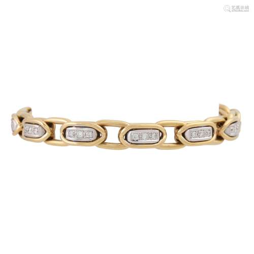 Armband mit Brillanten zus. ca. 1,2 ct,